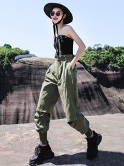 Loose Light Shredded Tooling Overalls