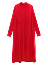 Women Loose Long Sleeve Knitted Dress