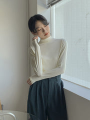 Casual Solid Color Slim Long Sleeve T-Shirt