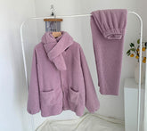 Casual Plush Nightgown Home Suit