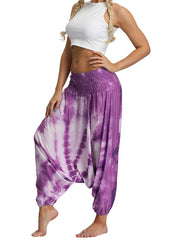 Tie Dye Digital Printing Sports Loose Casual Pants