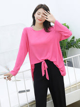 Comfortable Solid Suit Pajamas