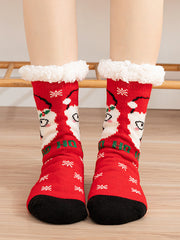 Lovely Christmas Jacquard Warmer Knitted Slipper Sock