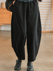 Loose Solid Color Harem Pants