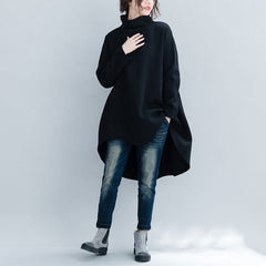 Women Simple Solid Color Turtleneck Bottoming Blouse