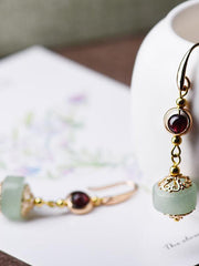 Vintage Jade Eardrop