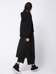 Casual False Two Solid Empire Capri-Pants Bottoms