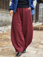 Wide Leg Bloomer Pants