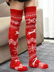 Christmas Classic Jacquard Knitted Stockings