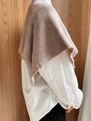 Women High Waist Knitted Casual Short Sweater