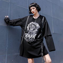 Women Loose Pullover Casual Sweatshirt