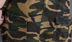 Camouflage Bloomer Casual Jumpsuit