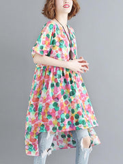 Loose Colorful Long T-shirt