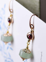 Vintage Jade Eardrop