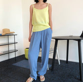 Knitted Sling Casual Outer Wear Sleeveless Vest Top