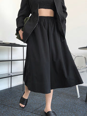 High Waist Wide Leg Loose Trousers