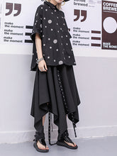 Women Webbing Drape Irregular Skirt