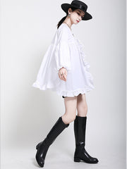 Women High Waist Slimming Loose Dress