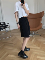 Original Solid Split-Back T-Shirts Tops