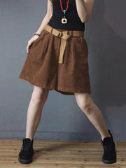 Casual Comfortable Elastic Waist Short