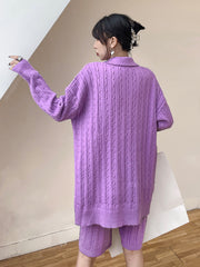 Lazy Fashion Knit Sweater Suit