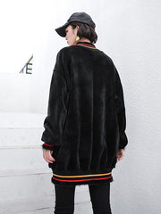 Women Loose Padded Pullover Bottoming Sweatshirt