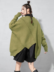 Loose And Irregular Stitching Sweater
