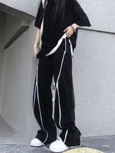 Women Slim Loose Straight Mopping Casual Pants