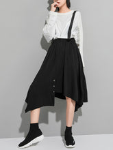 Women Slit Elastic Strap Skirt