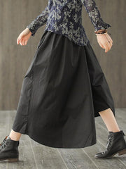 Loose Cropped Wide-leg Pants