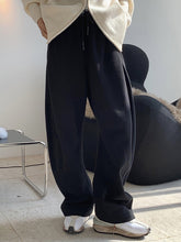 Simple Rope Loose Casual Pants