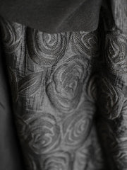 Double Layered Elasticity Jacquard Pure Color Split-Joint A-Line Roomy Skirts Bottoms