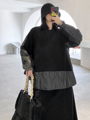 Women Retro Casual Sweater Skirt Two-Piece Suit