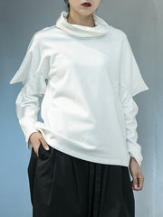 Personalized Original Loose Pile Collar Casual Sweatshirt