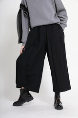 Wide Leg Loose Casual Solid Pants