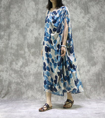 Print Dress With Suspenders Two Piece Suit Maxi Dress