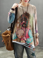 Vintage Loose Sweater Tops