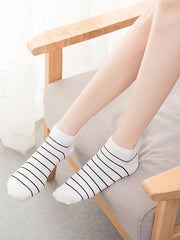 Cotton Striped Sports Socks