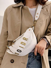 Solid Color Crocodile Pattern Leisure Bags