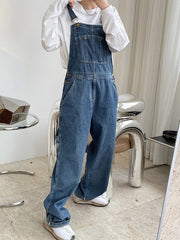 Women Retro Loose Slim Strap Casual Pants