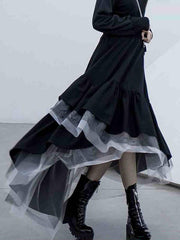 Original Irregularity A-Line Gauze Skirt