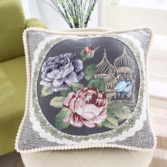 Vintage Floral Pillow Case