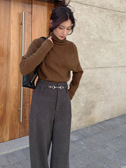 High Waist Loose Casual Pant