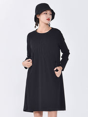Women Slim Waist Loose Dress
