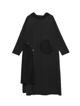 Split-Joint Hooded Cropped Midi Dress