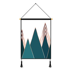 Mountain Geometric Printed Wall Hanging Decoration