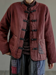 Vintage Coil Button Loose Coat