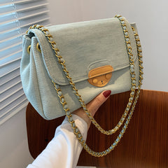 Vintage Underarm Bag Canvas Shoulder Bag