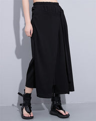 Women Tethered Elastic High Waist Casual Pants
