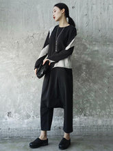 Light Split-joint Harem Pants